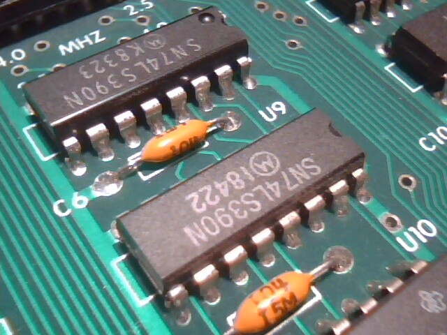 128 keyboard C/D Controller 1703-10057 on 110-pin card 8405A NEC D8741AD - image 6