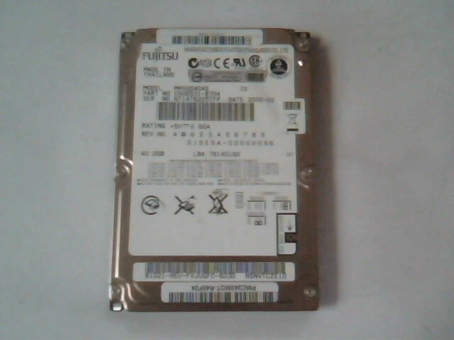 2.5 Hard Drive IDE Fujitsu MHV2040AS CA06531-B704 2006-02 78140160 40GB
