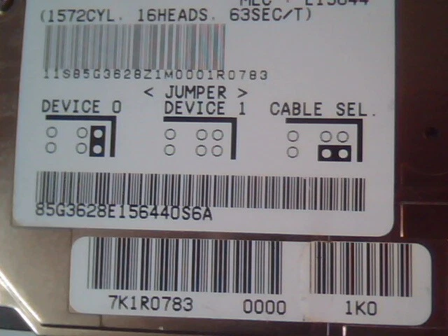 2.5 Hard Drive IDE Disk IBM DPRA-20810 85G3628 E15644 - image 3
