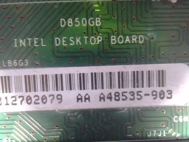 Motherboard Pentium 4 Intel Garibaldi D850GB i850 Socket423 A48535-903 CNR slot - image 4