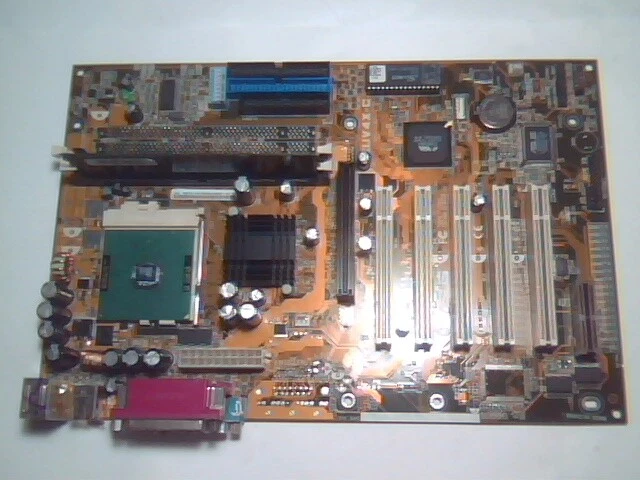 Motherboard Pentium Socket370 ASUS CUV4X-C Rev 1.02 AGP AMR w CPU + RAM