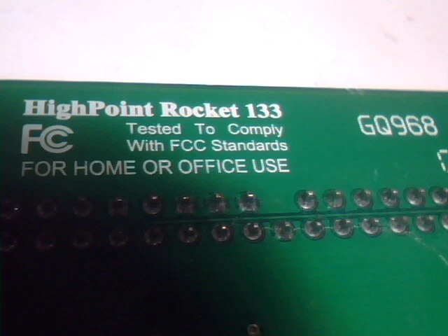 HIGHPOINT ROCKET133 HPT302N PCI CONTROLLER DUAL CHANNEL ATA QUAD IDE 40-pin - image 7