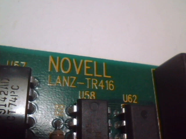 Novell LANZ-TR416 vintage ISA NIC network card SILCOM 500 series LH-525 1992 - image 5