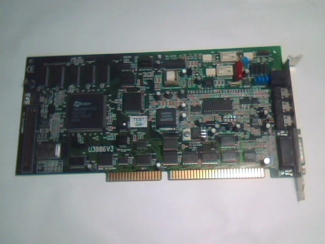 ISA Sound Card U3986V3 Crystal CS4218-KL MACH211 vintage MWAVE