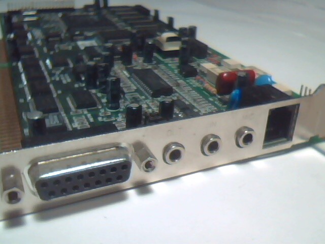 ISA Sound Card U3986V3 Crystal CS4218-KL MACH211 vintage MWAVE - image 3