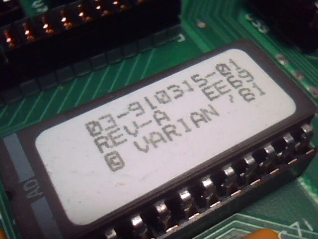 VARIAN POLY CPU 68000 card 1993 03-915605-01 Rev4 - image 4