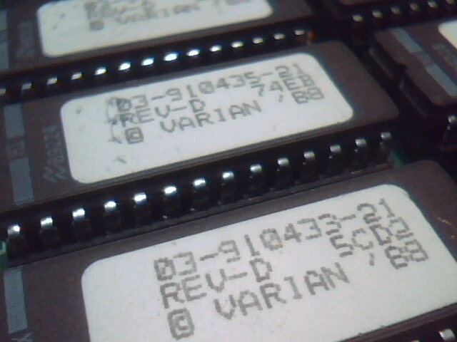 VARIAN POLY CPU 68000 card 1993 03-915605-01 Rev4 - image 5