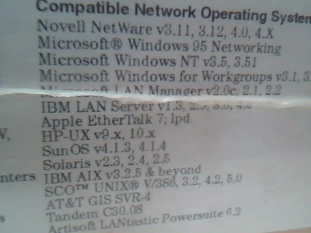 HP JetDirect Card Print Server J2552A ETHERNET LOCALTALK (J2550A) - image 7