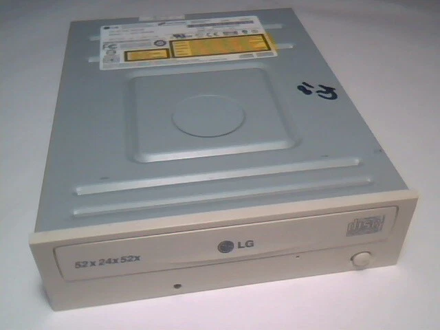 LG CD-ROM CD-R/RW Drive GCE-8523B 1.01 52x24x52x 40pin IDE ATA burner rewritable
