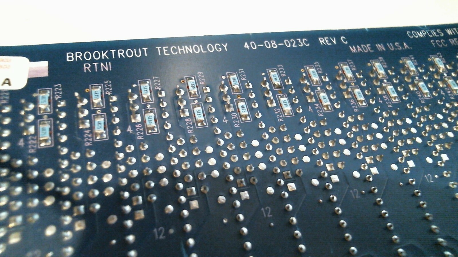 Brooktrout Telephony Card RTNI-24 ATI 804-023-16c 40-08-023C REV C - image 5