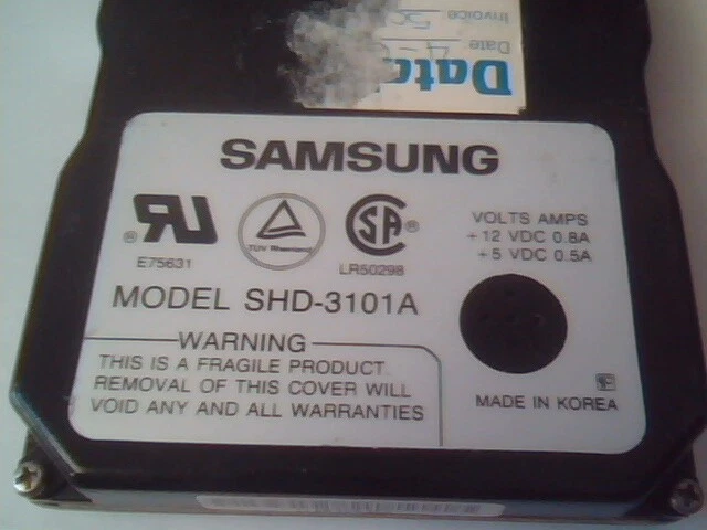 Hard Drive Disk IDE Samsung SHD-3101A - image 2