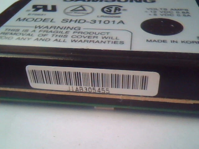 Hard Drive Disk IDE Samsung SHD-3101A - image 3