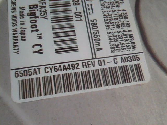 Hard Drive Disk Quantum Bigfoot 2550AT 5.25 BF25A011 BF25A492 Rev 03-A A0103 - image 3