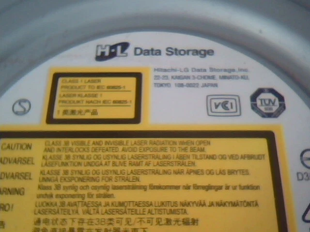 DVD Drive - HL Super Multi DVD Writer GHD1N March 2017 - image 4