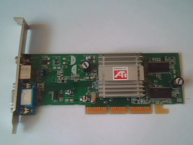 AGP card ATI Radeon 9200SE 64M DDR TVO VGA Video 1024-GC26-22-SA