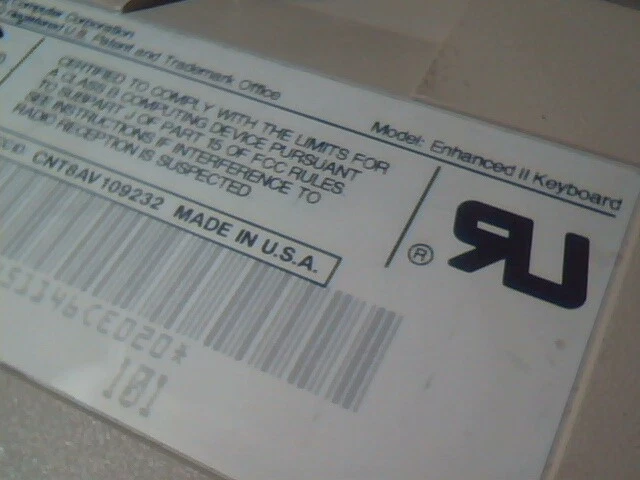 Compaq Enhanced II Keyboard - vintage, working - domestic 101 - image 4