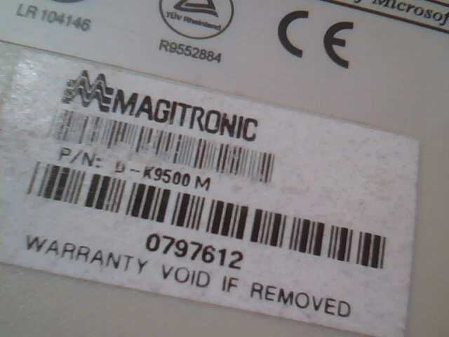 Magitronic Keyboard KB-6923 D-K9500M - vintage, working - image 9