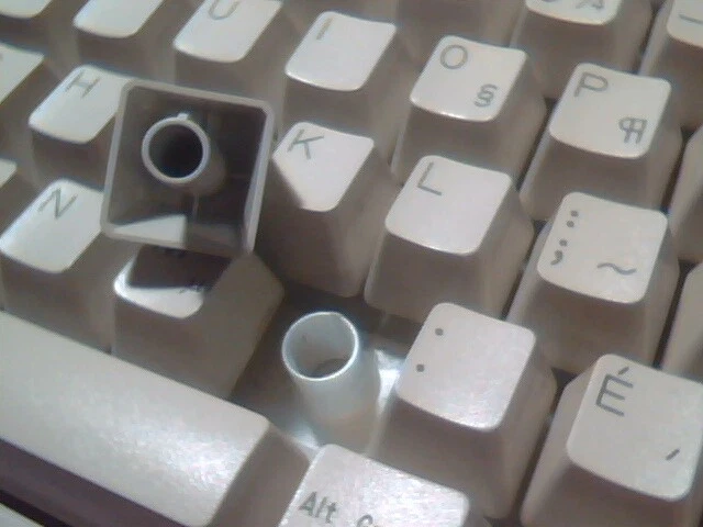 HP C3758-60202 Keyboard C3758A 3710 - vintage, working, French - image 8
