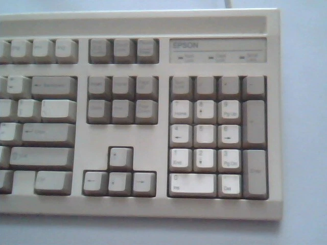Epson Keyboard RT101 AQ6-MTN56Z15 120559-001 Rev A - vintage, working - image 4