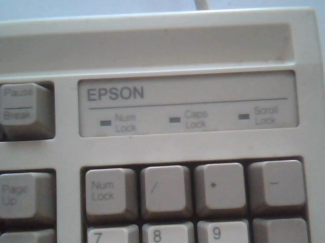 Epson Keyboard RT101 AQ6-MTN56Z15 120559-001 Rev A - vintage, working - image 5
