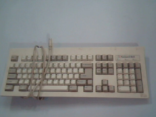 Packard Bell 7939 Keyboard E5XKBP10140 - vintage, working