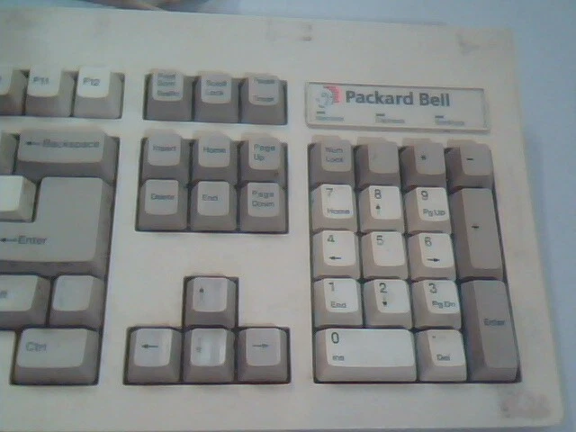 Packard Bell 7939 Keyboard E5XKBP10140 - vintage, working - image 4