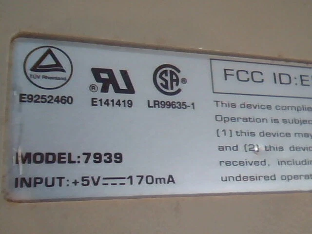 Packard Bell 7939 Keyboard E5XKBP10140 - vintage, working - image 7