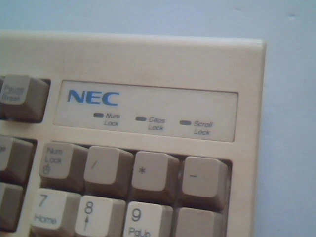 NEC Keyboard - KB-6923 158-052121-000 E8HKB-5923 - vintage, working - image 5