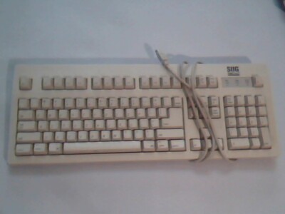 SIIG True Touch Formal Keyboard for Macintosh JK-MS0012 PS/2 - vintage, working