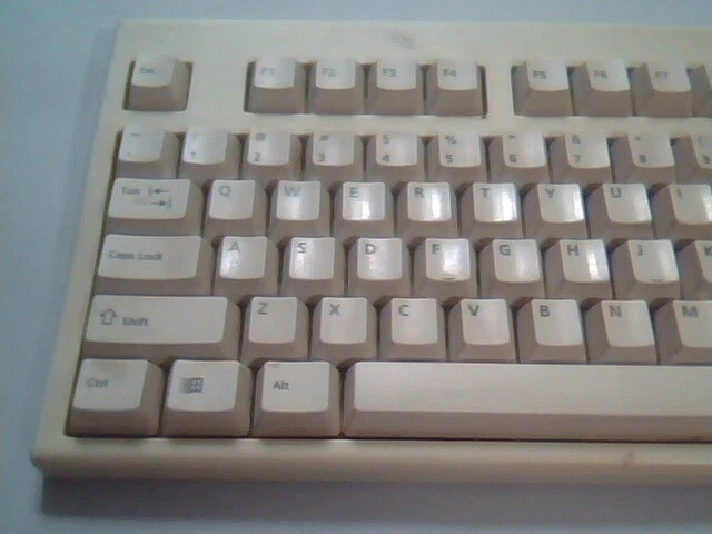 AT Keyboard Model 5530K US - with Windows keys large DIN - vintage, working - image 2