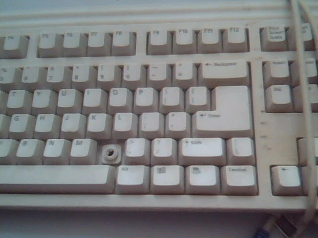Packard Bell Keyboard 5131C 120059-01 E5XKBM10510 PS/2 - vintage, working - image 3