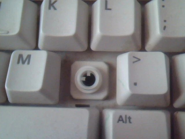 Packard Bell Keyboard 5131C 120059-01 E5XKBM10510 PS/2 - vintage, working - image 8