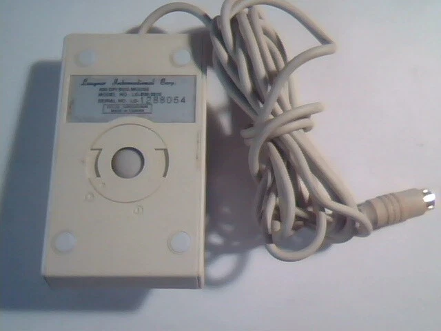 Vintage Leaguer International Corp. 400 DPI Bus Mouse LG-BM-3816 - Working - image 3