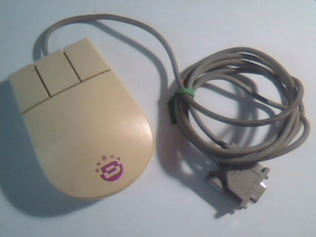 Vintage Dexxa Mouse M-M31-9F DZL210365 M-M31 9-pin connector 3-button - Working