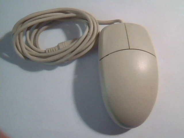 Vintage Mitsumi Mouse ECM-S3902 2-button PS/2 compatible - Working