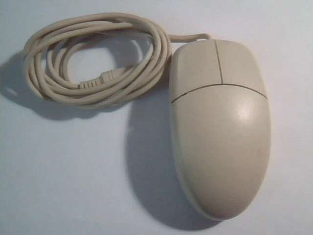 Vintage Mitsumi Mouse ECM-S3902 2-button PS/2 compatible - Working - image 2