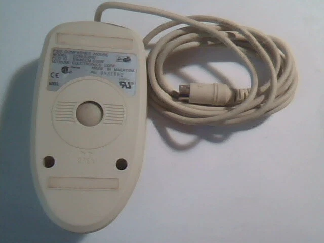 Vintage Mitsumi Mouse ECM-S3902 2-button PS/2 compatible - Working - image 3