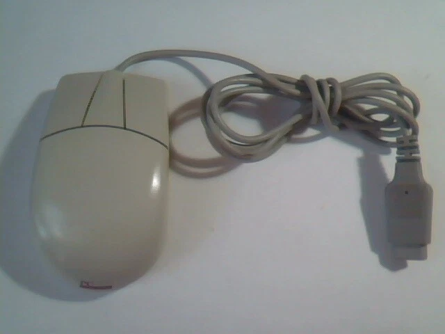 Vintage PC Concepts Model MUS3S Mouse 3-button 9-pin serial connector - Working