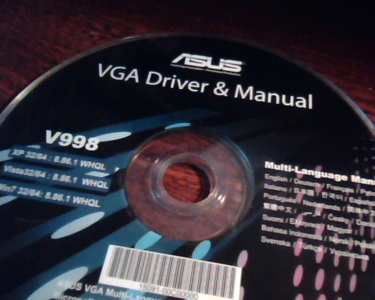 CD ASUS VGA Driver and Manual V998 SmartDoctor GamerOSD Net Framework - image 3