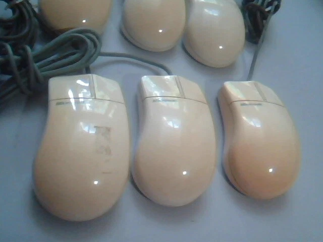 LOT of 6 Vintage Microsoft Bus Mouse Part No 37968 C3KABUS1 2-button - Working - image 2