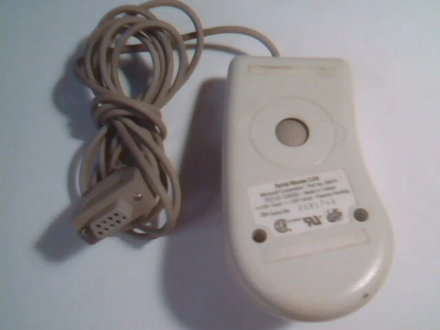 Vintage Microsoft 2.0A Serial Mouse 50674 2-button design 9-pin - Working - image 4