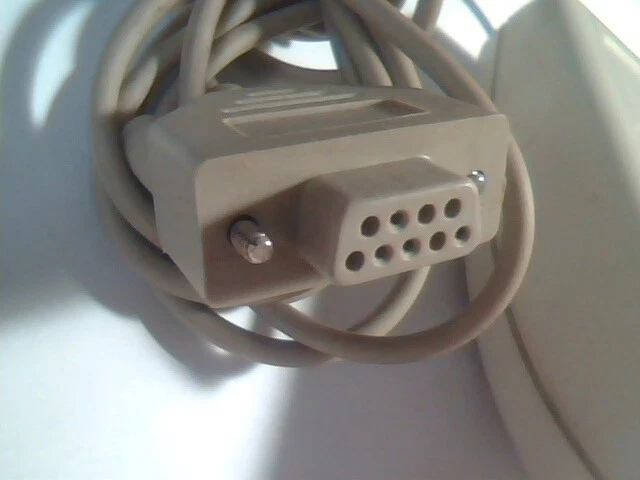 Vintage Microsoft 2.0A Serial Mouse 50674 2-button design 9-pin - Working - image 6