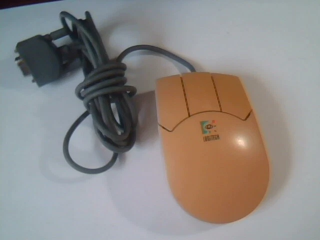 Vintage Logitech MouseMan M-CJ13-9F DZLMCJ13 Serial Mouse Port - Working