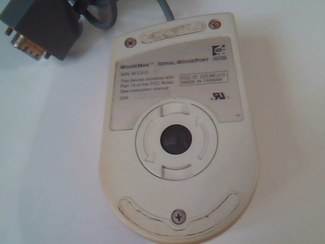Vintage Logitech MouseMan M-CJ13-9F DZLMCJ13 Serial Mouse Port - Working - image 4
