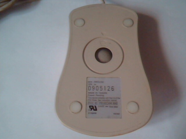Vintage 2MOUSE Two-button ITEUECAM 666 - weird curved mouse body - Working - image 4