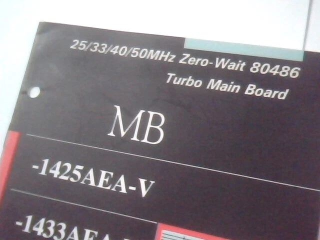 User's Manual Guide - 25/33/40/50MHz zero-wait 80486 Turbo MainBoard 1425AEA - image 2
