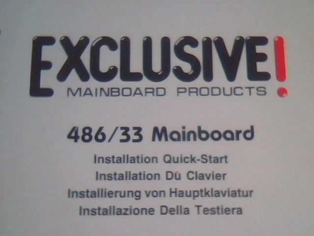 User's Manual Guide - Exclusive 486/33 MainBoard 0003800 March 1991 Trend Tech - image 3