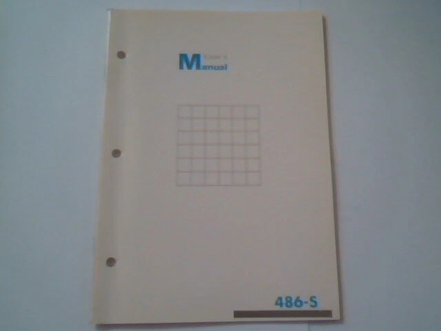 User's Manual Guide - 486-S 486 M/B MainBoard SIS-85C460