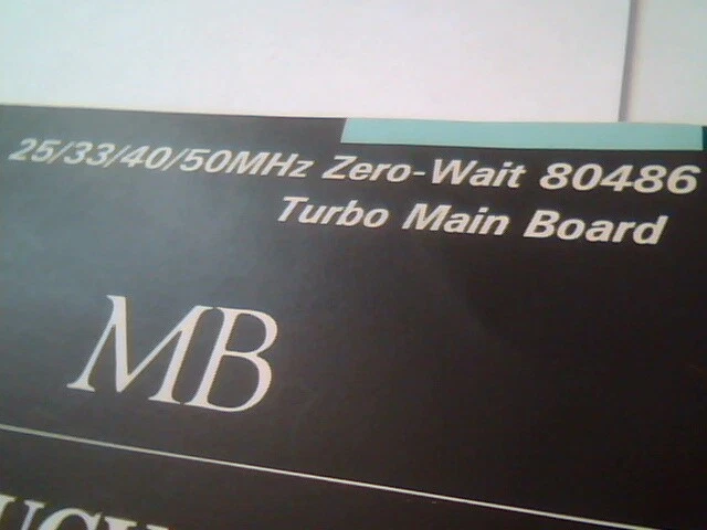 User's Manual Guide - 25/33/40/50MHz zero-wait 80486 Turbo MainBoard 1425UCV - image 2