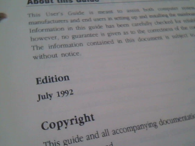 User's Manual Guide - 80486 50/33/25/20 MHz MainBoard Technical Reference 1992 - image 3